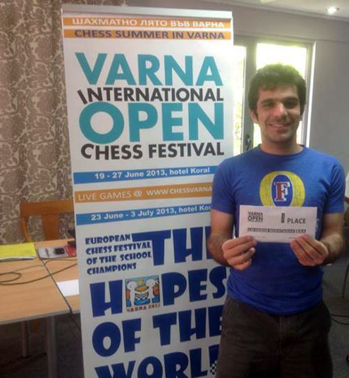Grande Mestre Krikor Sevag é campeão em torneio realizado na Bulgária –  Estação Armênia